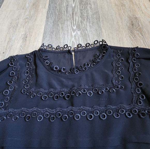 TED BAKER LONDON BLACK DRESS - Picture 3 of 13